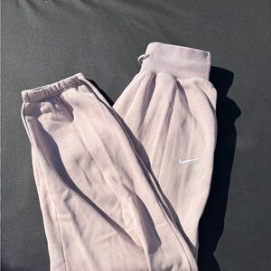 Nike Blush Pink Fleece Sweatpants